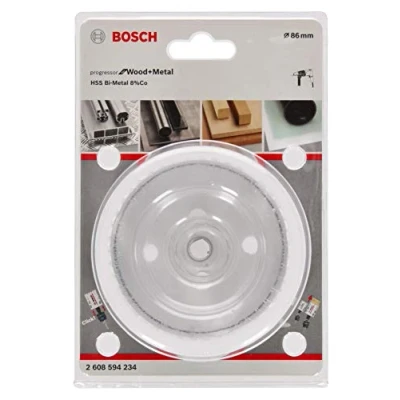 Imagen de Bosch Professional Progressor for Wood and Metal Sierra de corona (para madera y metal, diámetro 86 mm, accesorios para taladro)