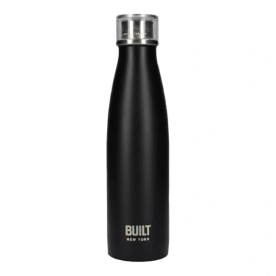Imagen de BUILT Perfect Seal Botella de Agua Acero Inoxidable con Aislamiento Doble Pared, 480 ml