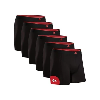 Imagen de DANISH ENDURANCE Calzoncillos de Bambú para Hombre, con o Sin Bolsillo, Suaves y Elásticos, 6 Pack