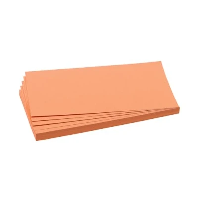 Imagen de Franken 1020 05 Tarjetas rectangulares para memorizar (9,5 x 20,5 cm, 500 unidades), color naranja