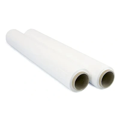 Imagen de OFITURIA Film para Embalar 50 cm de Ancho y Estirable Hasta 300 Metros Longitud Rollo Elástico Manual Embalaje Industrial (Blanco, 2)