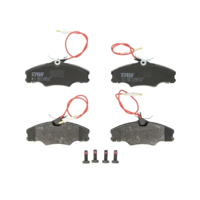 Imagen de TRW COTEC GDB1193 Juego de pastillas freno con contacto avisador desgaste tornillos pinza accesorios PEUGEOT: 406 Coupé
