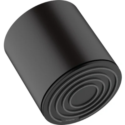 Imagen de hansgrohe Pulsify S, rociador de ducha, ducha fija redondo, cabezal lluvia con 1 tipo chorro para conexión pared y techo, sistema antical, negro mate