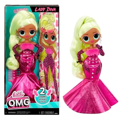 Imagen de L.O.L. Surprise! Muñeca de Moda OMG Lady Diva con Múltiples Sorpresas Que Incluyen Transformable y Accesorios Fabulosos para Niños Niñas Mayores 4 años