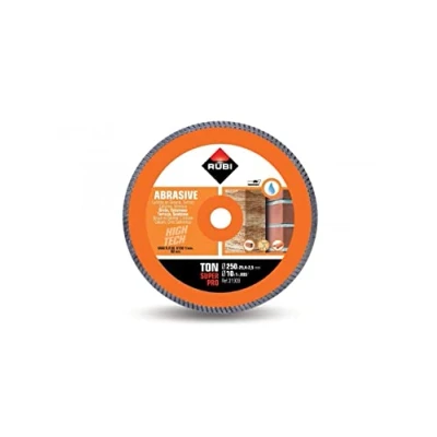 Imagen de RUBI 31909 Disco Diamante material abrasivo turbo (TON) 250 SUPERPRO, Gris, mm