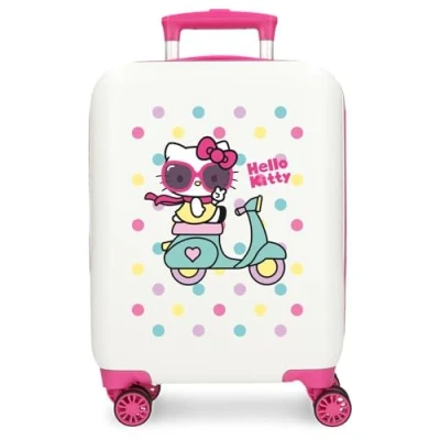 Imagen de Hello Kitty Girl Gang Maleta de Cabina Rosa 33x50x20 cms Rígida ABS Cierre combinación Lateral 28,4L 2 kgs 4 Ruedas Dobles Equipaje Mano