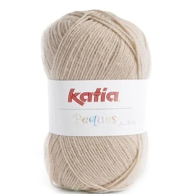 Imagen de Lanas Katia PEQUES Ovillo de Color Camel Cod. 84944