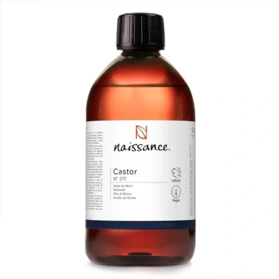 Imagen de Naissance Aceite de Ricino Prensado en Frio (No. 217) 450ml Hidratante Nutritivo Natural Pelo Piel Uñas Cejas Pestañas Ojos