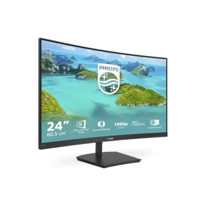 Imagen de Philips Monitors 241E1SCA/00 24&quot;&quot; Curved 1500R, FHD, 75Hz, VA, FreeSync (1920x1080, 250cd/m, D Sub, HDMI)&quot;