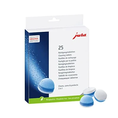Imagen de Jura Pastillas de limpieza trifásicas para cafeteras automáticas 25045