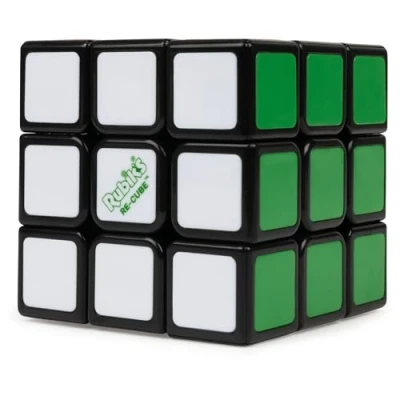 Imagen de RUBIKS cube Re 3X3, juego de rompecabezas mágico con cubos Rubik, 3 x 3, 100% reciclado, combinación colores, solución problemas clásicos, juguete para niños 8+