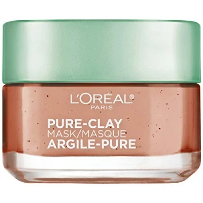 Imagen de L&#039;Oreal Paris Skin Care Pure Clay Mask Exfoliate And Refine Pores, 1.7 Ounce
