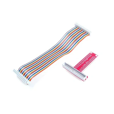 Imagen de ANGEEK Raspberry Pi B+ Accessories T GPIO Expansion Board +Raspberry 40P Cable for 3 2 Model B &amp; SC05