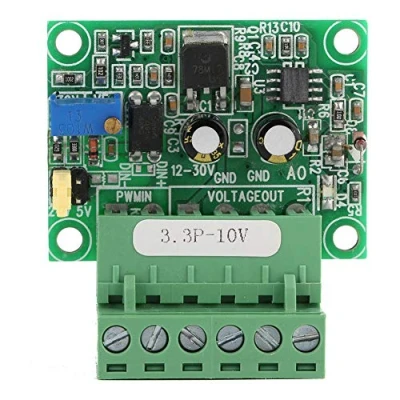 Imagen de Roberee convertidor de Señal PWM a Voltaje 3.3V 0 10V D/A Módulo PLC Digital analógico