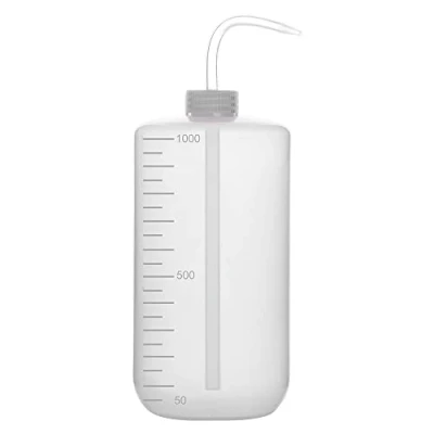 Imagen de Labasics 1 Paquete 1000 ml Botella de Lavado, Botellas Plástico para Lavar con Presión, LDPE Material Boca Estrecha, Squeeze Wash Bottle