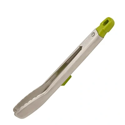 Imagen de Joseph 10536 Elevate Steel Pinzas de Acero Inoxidable estilizadas con Soporte Integrado Verde, Plastic