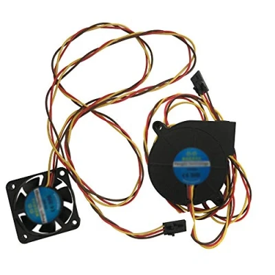 Imagen de 2pcs ventiladores DC 5 V de vida útil 5015 extrusores CC ventilador extremo caliente, frontal para Prusa i3 MK3 MK3S MK2/2.5 impresora 3D