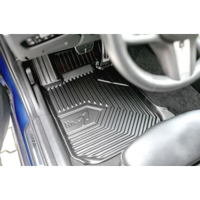 Imagen de FROGUM No. 77 77427747 Juego de alfombrillas suelo Caucho delante y detrás 4 negro Adaptado TOYOTA: Hilux VIII Pick up