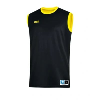Imagen de JAKO Cambio 2.0 Camiseta Reversible, Hombre, Negro/Amarillo, XX Large