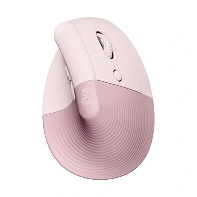 Imagen de Ratón inalámbrico Logitech Lift Vertical, Ergonómico, 4000 ppp, Botones personalizables, Multidispositivo, Windows Mac, USB Logi Bolt, Rosa