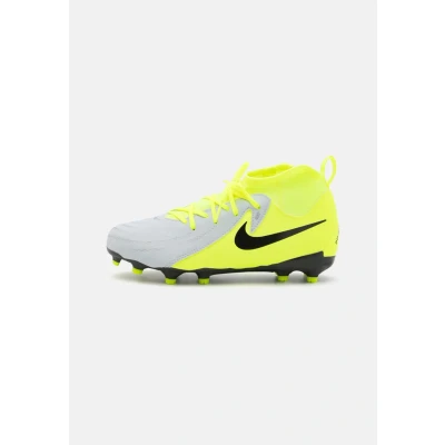 Imagen de Nike Performance JR Phantom LUNA II ACAD FG/MG Unisex Botas de fútbol con tacos para niños, Talla: 33, Metallic silver/black/volt Zapatos
