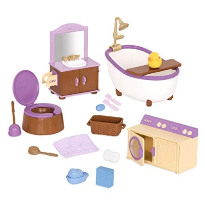 Imagen de B. Li’l Woodzeez Laundry &amp; Bathroom Set