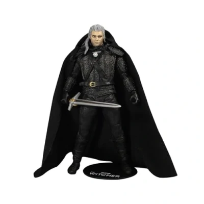 Imagen de McFarlane TM13801 Witcher Netflix 7IN WV1 GERALT of Rivia (Temporada 1) con Capa de Tela, Multicolor