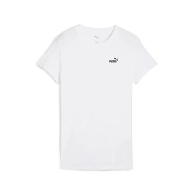 Imagen de Puma Small LOGO TEE Camiseta básica, Hombre, Talla: Medium, White