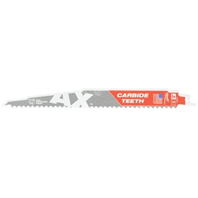 Imagen de Hoja Sable THE AX™ Carbide Madera con Clavos 230mm 5Tpi 1uds