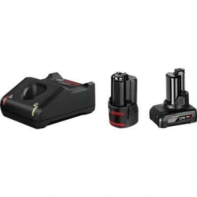 Imagen de Bosch Professional 12V System GBA + GAL 40 Set batería de litio cargador (1 x 2.0 Ah 1 4.0 Ah, compatible 10,8V / 12V)