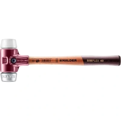 Imagen de Halder 3079040 &quot;simplex soft face Superplastic/suave&quot; metal mazo, multicolor, 40 mm