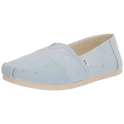 Imagen de TOMS Alpargata, Mocasín Plano Mujer, Pastel Blue Speckled, 35.5 EU