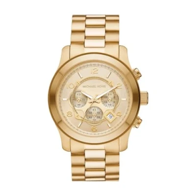Imagen de Michael Kors Runway Cronógrafo goldcoloured, Hombre, Talla: One Size, Gold coloured