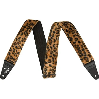 Imagen de Fender Wild Animal Print Correa para Guitarra, Leopardo, Compatible con Guitarras Eléctricas, Acústicas y Bajos