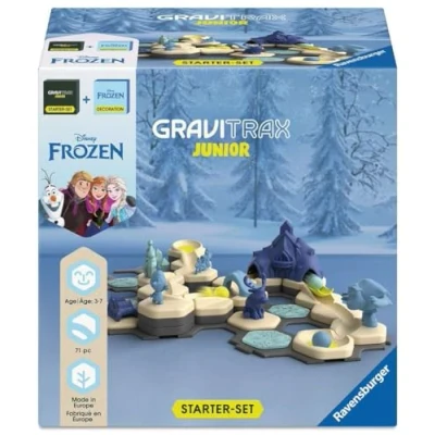 Imagen de Ravensburger GraviTrax Junior Bundle Frozen, Pista de Canicas y Juguetes Construcción, a Partir 3 Años