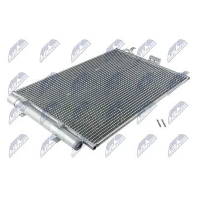 Imagen de NTY CCS KA 013 Condensador con secador Aluminio 650mm KIA: Soul I (AM) 1.6 CVVT, GDI, LPG 2009 2014