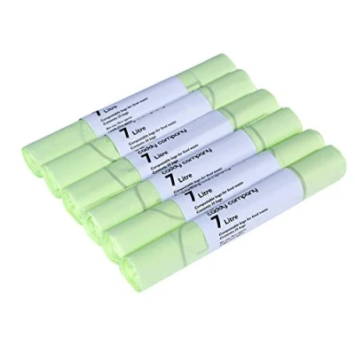 Imagen de The Caddy Company 7 Litre Compostable Bin Liners with 150 Bags