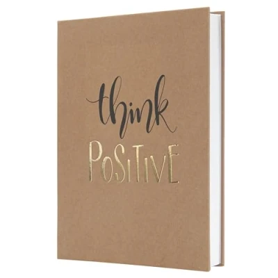 Imagen de SIGEL JN801 Jolie Libreta, Pure Positivity, rayado, 15,2 x 20,3 cm, tapa dura, 192 páginas, braun, negro, gold