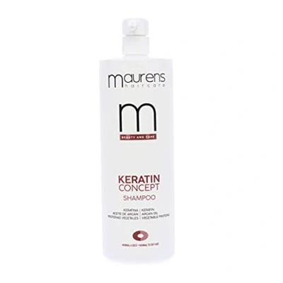 Imagen de Maurens, Champú Reparador Keratin Concept, con Keratina, Aceite de Argán y proteínas Vegetales. Cabello saludable un brillo natural. Cabellos normales a secos. 1000 ml