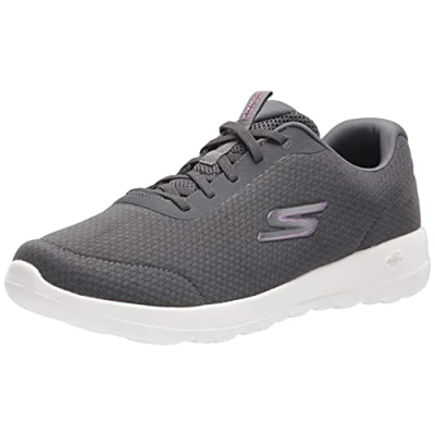 Imagen de Skechers Women&#039;s GO Walk Joy Ecstatic Sneaker, Charcoal, 9.5
