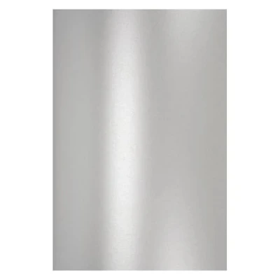 Imagen de Netuno 20x cartón nacarado color plateado DIN A4 210x297mm 250g Aster Metallic Silver papel con efecto perla bilateral para imprimir tarjetas invitaciones scrapbooking bricolaje manualidades boda