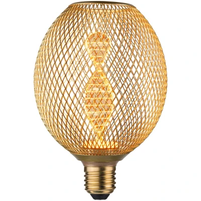 Imagen de Paulmann Globe LED Metallic Glow Helix E27 latón