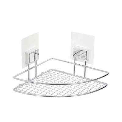 Imagen de Compactor Estantería Esquinera para Baño AUTO ADHESIVA MAGIC L, 20x20x13,5 cm, Hierro Cromado
