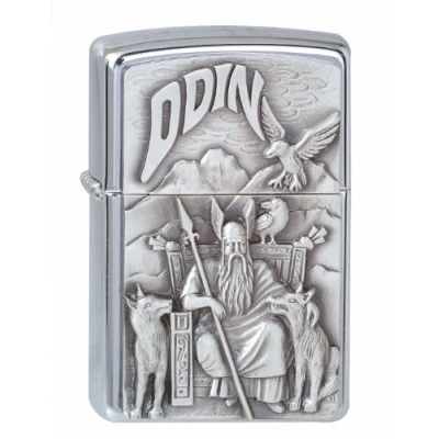 Imagen de Zippo 1300097 Nr. 200 Viking Odin Mechero con Relieve