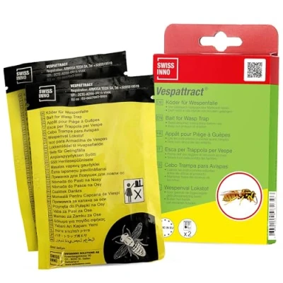 Imagen de SWISSINNO Cebo para trampa de avispas Fabricado con ingredientes alimentarios sin productos químicos tóxicos, respetuoso el medio ambiente, Set 2
