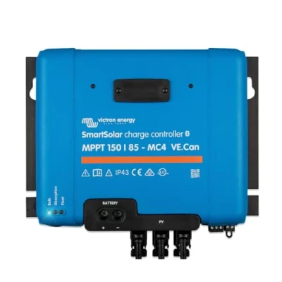 Imagen de Victron Energy SmartSolar MPPT MC4 VE.Can 150V 85 amperios 12/24/36/48 Voltios Controlador de Carga Solar (Bluetooth)