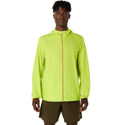 Imagen de Asics CORE Jacket Cortaviento, Hombre, Talla: XS, Neon lime