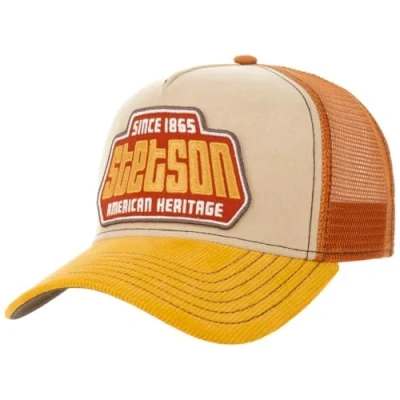 Imagen de Stetson Gorra Trucker Since 1865 Brickstone Hombre Camionero de béisbol Malla Invierno Otoño Primavera Verano Verano/Invierno Talla única Beige óxido