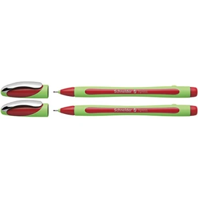 Imagen de Schneider 79002, Fineliner Xpress, 0,8, pack de 2, color rojo