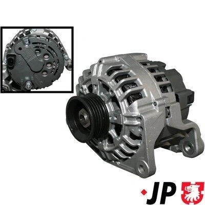 Imagen de JP GROUP 1190100900 Alternador 12V 90A AUDI: A4 B5 Berlina, A6 C5 Avant, VOLKSWAGEN: Passat GP Variant